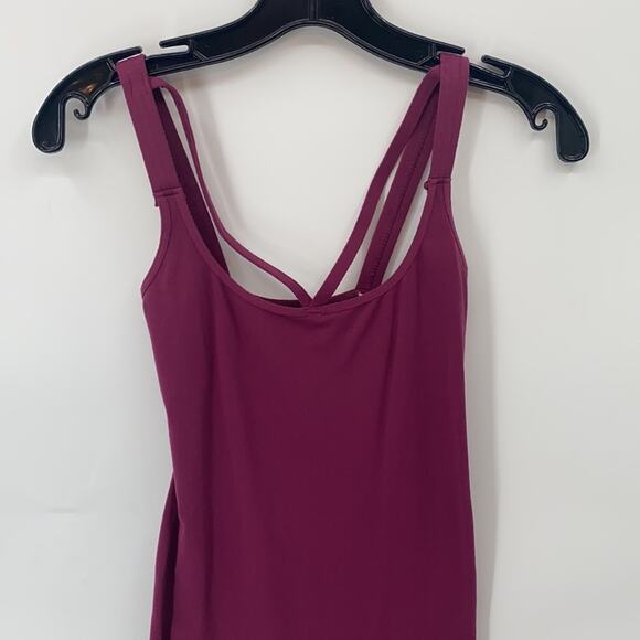 Free People Intimately Women's Purple Strappy Bodycon Tunic/Dress Size XS/S - Picture 2 of 8